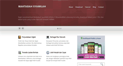 Desktop Screenshot of maktabahsyamilah.com