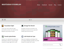 Tablet Screenshot of maktabahsyamilah.com